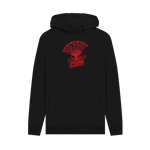Black Printed Hoody Front