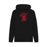 Black Printed Hoody Front