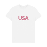 White Printed T-shirt Front