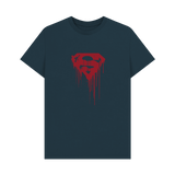 Denim Blue Printed T-shirt Front