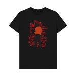 Black Printed T-shirt Front