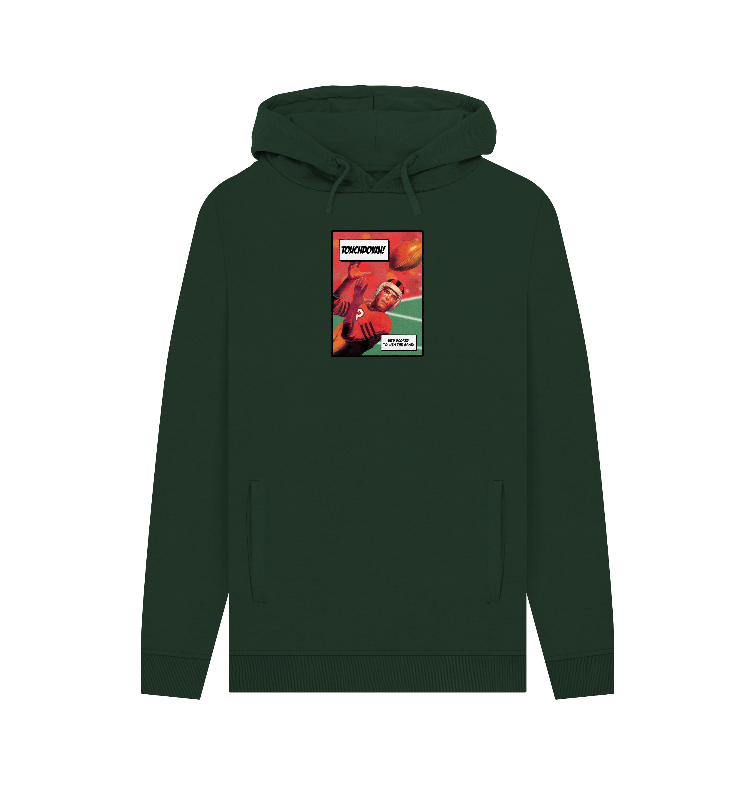 Evergreen Printed Hoody Front