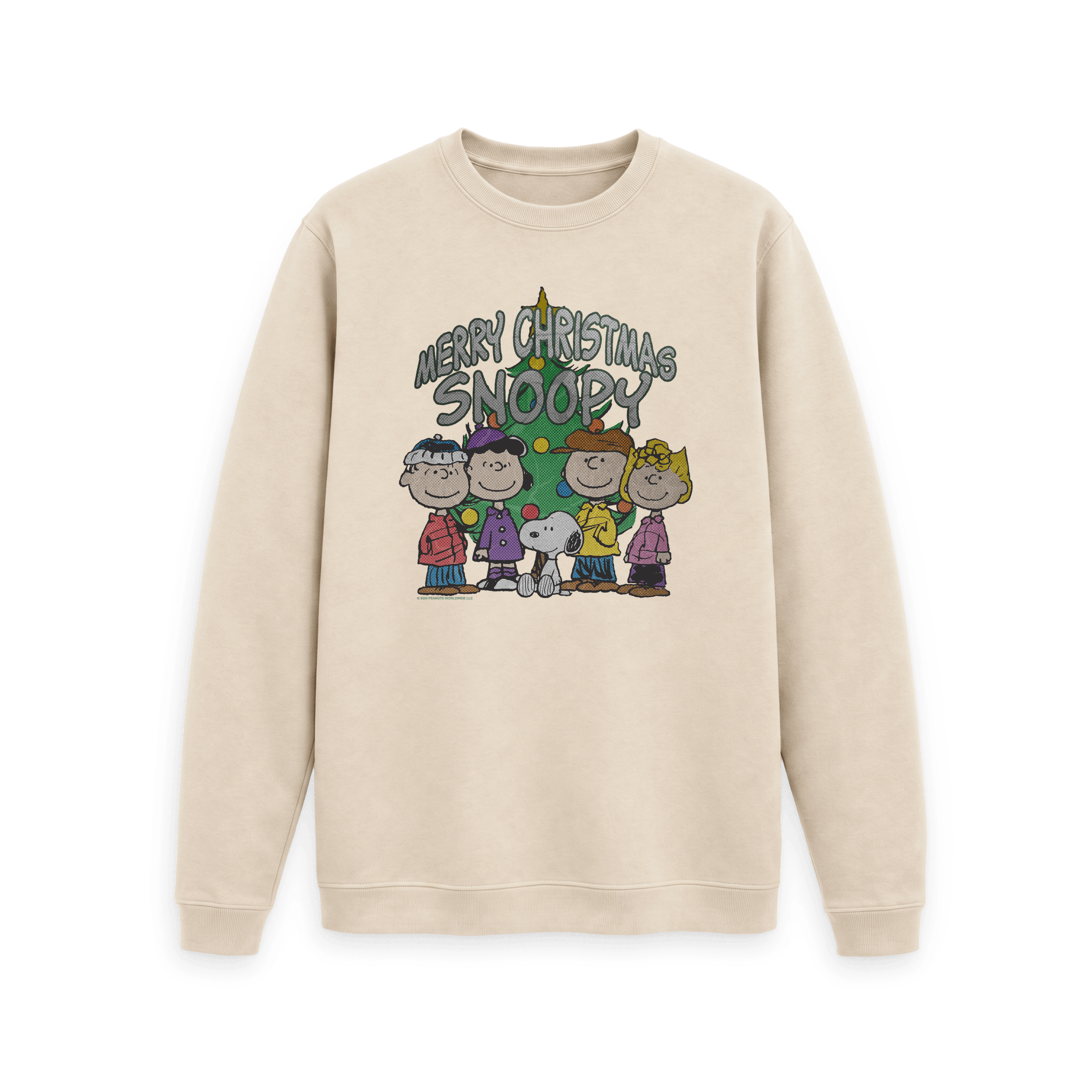 Oat Printed Sweater Front