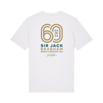 White Printed T-shirt Back