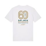 White Printed T-shirt Back