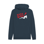 Navy Printed Hoody Front