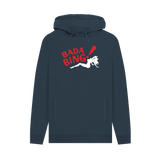 Navy Printed Hoody Front