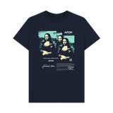 Navy Blue Printed T-shirt Front