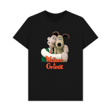 Black Printed T-shirt Front