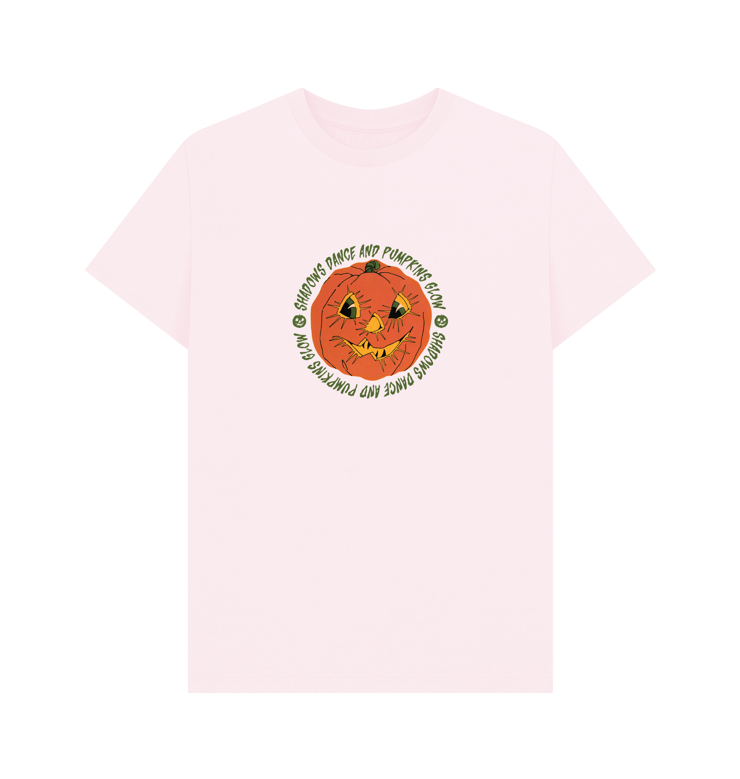 Pink Printed T-shirt Front