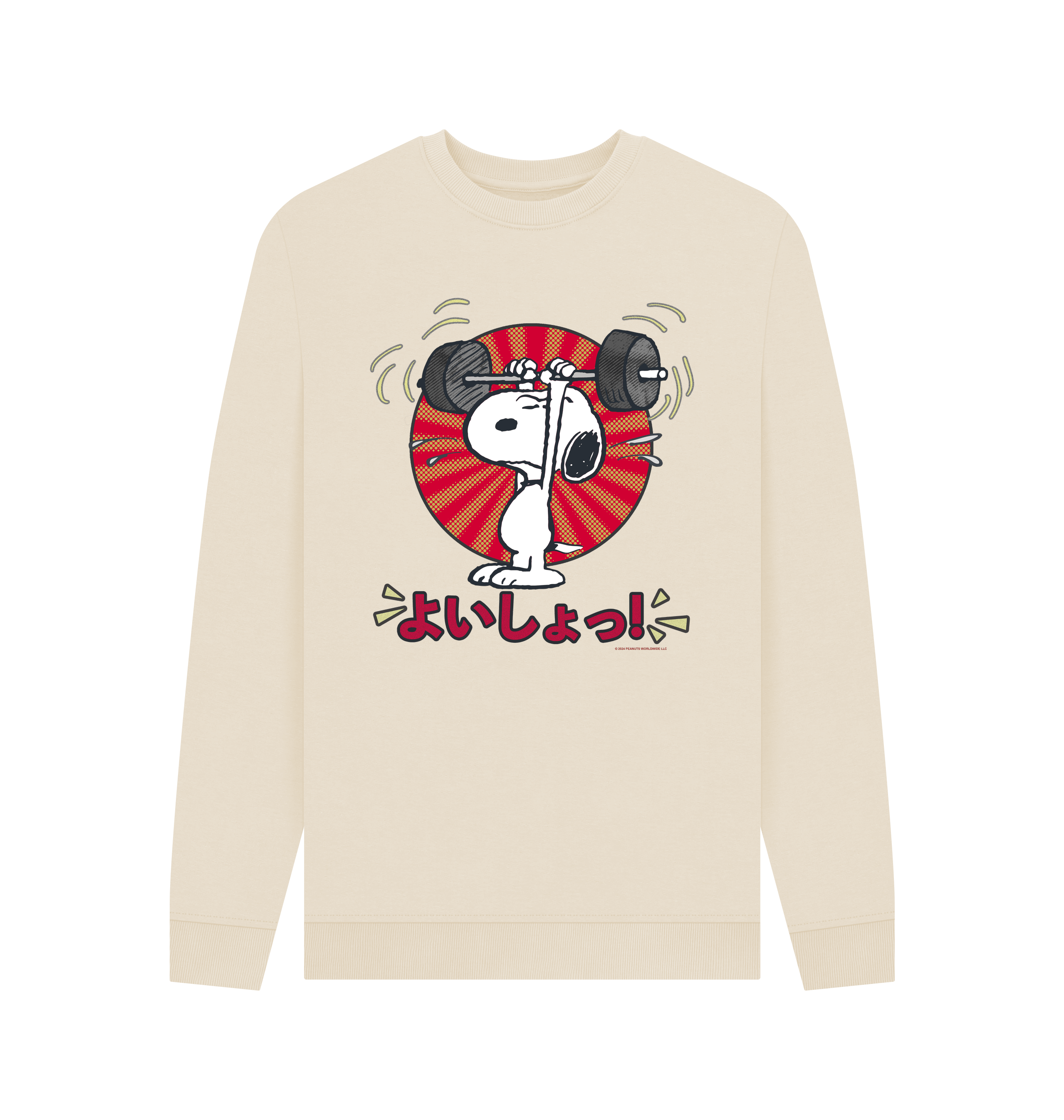 Oat Printed Sweater Front