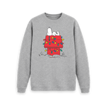 Light Heather Printed Sweater Front
