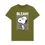 Moss Green Printed T-shirt Front