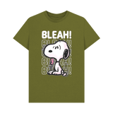 Moss Green Printed T-shirt Front