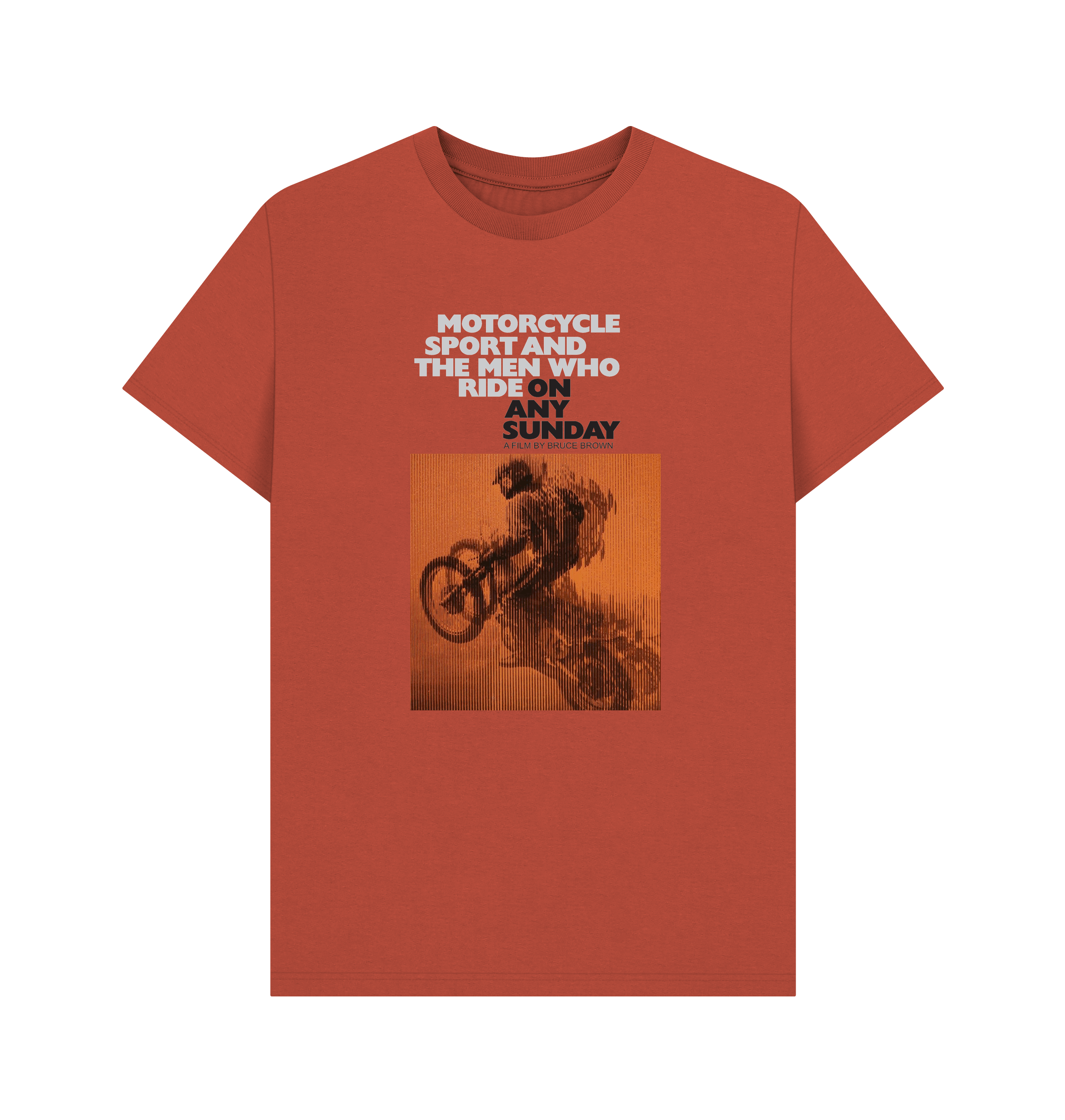 Rust Printed T-shirt Front