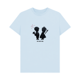 Sky Blue Printed T-shirt Front