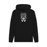 Black Printed Hoody