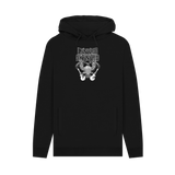 Black Printed Hoody