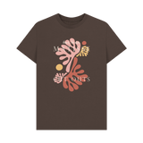 Chocolate Printed T-shirt Front