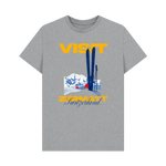 Athletic Grey Printed T-shirt Front