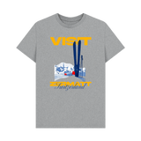 Athletic Grey Printed T-shirt Front