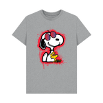 Athletic Grey Printed T-shirt Front