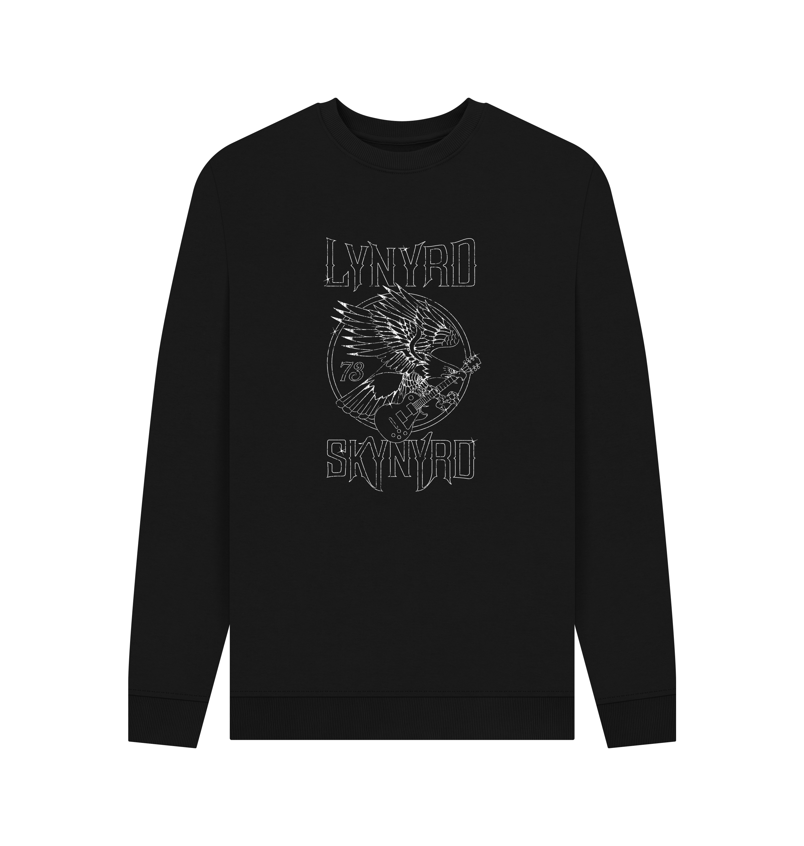 Black Printed Sweater