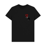 Black Printed T-shirt Front