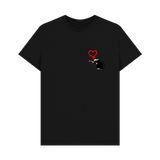 Black Printed T-shirt Front