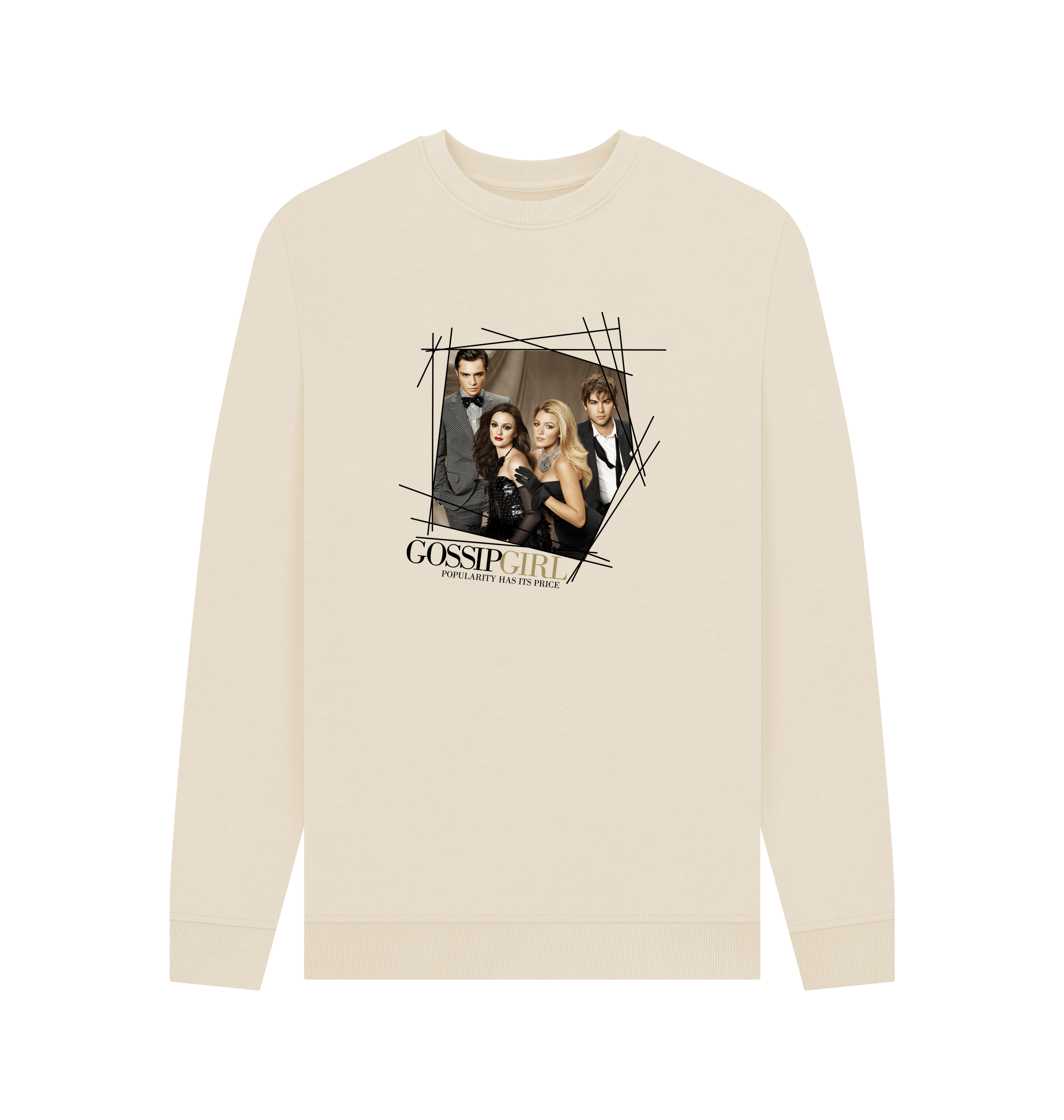 Oat Printed Sweater Front