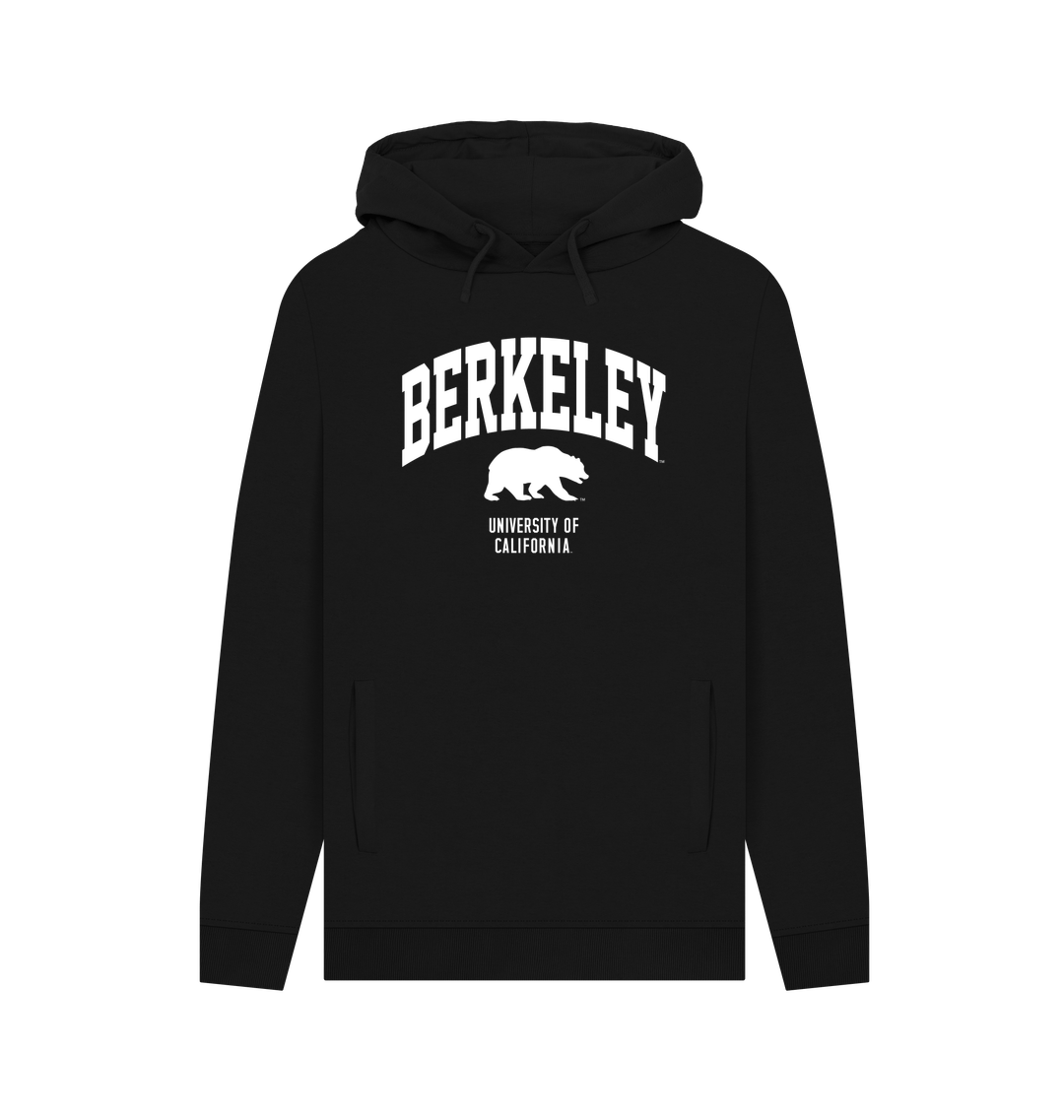 Black Printed Hoody Front