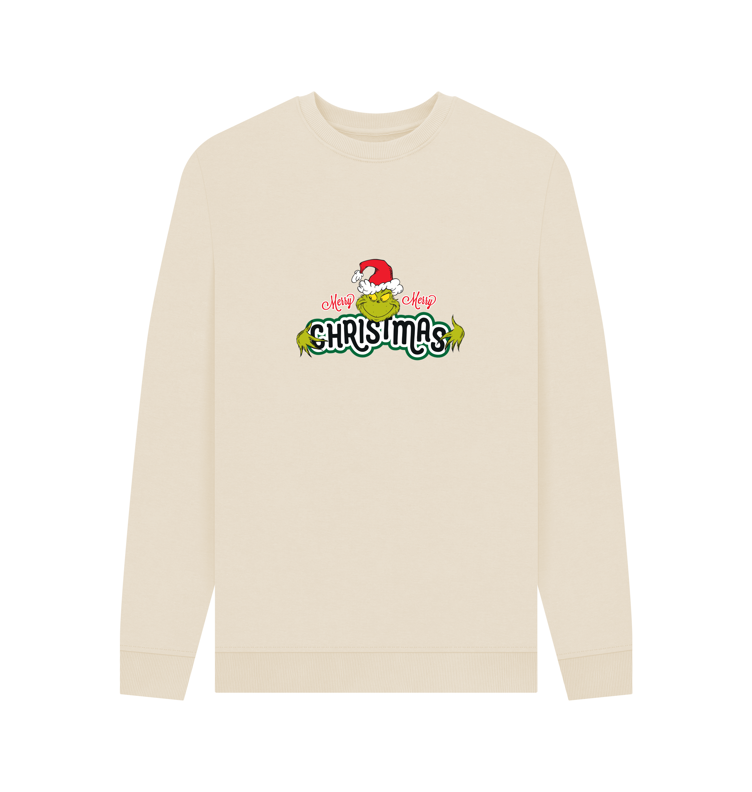 Oat Printed Sweater Front