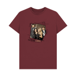 Red Wine Printed T-shirt Front