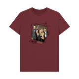 Red Wine Printed T-shirt Front