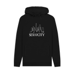Black Printed Hoody Front