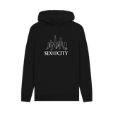 Black Printed Hoody Front