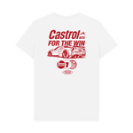 White Printed T-shirt Back