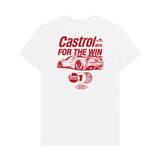 White Printed T-shirt Back