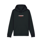 Black Printed Hoody Front