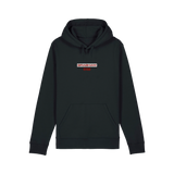 Black Printed Hoody Front