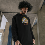 Tom and Jerry Official 'Thumbs Up' Black Graphic Hoodie