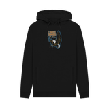 Black Printed Hoody