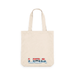 Natural Printed Bag Front