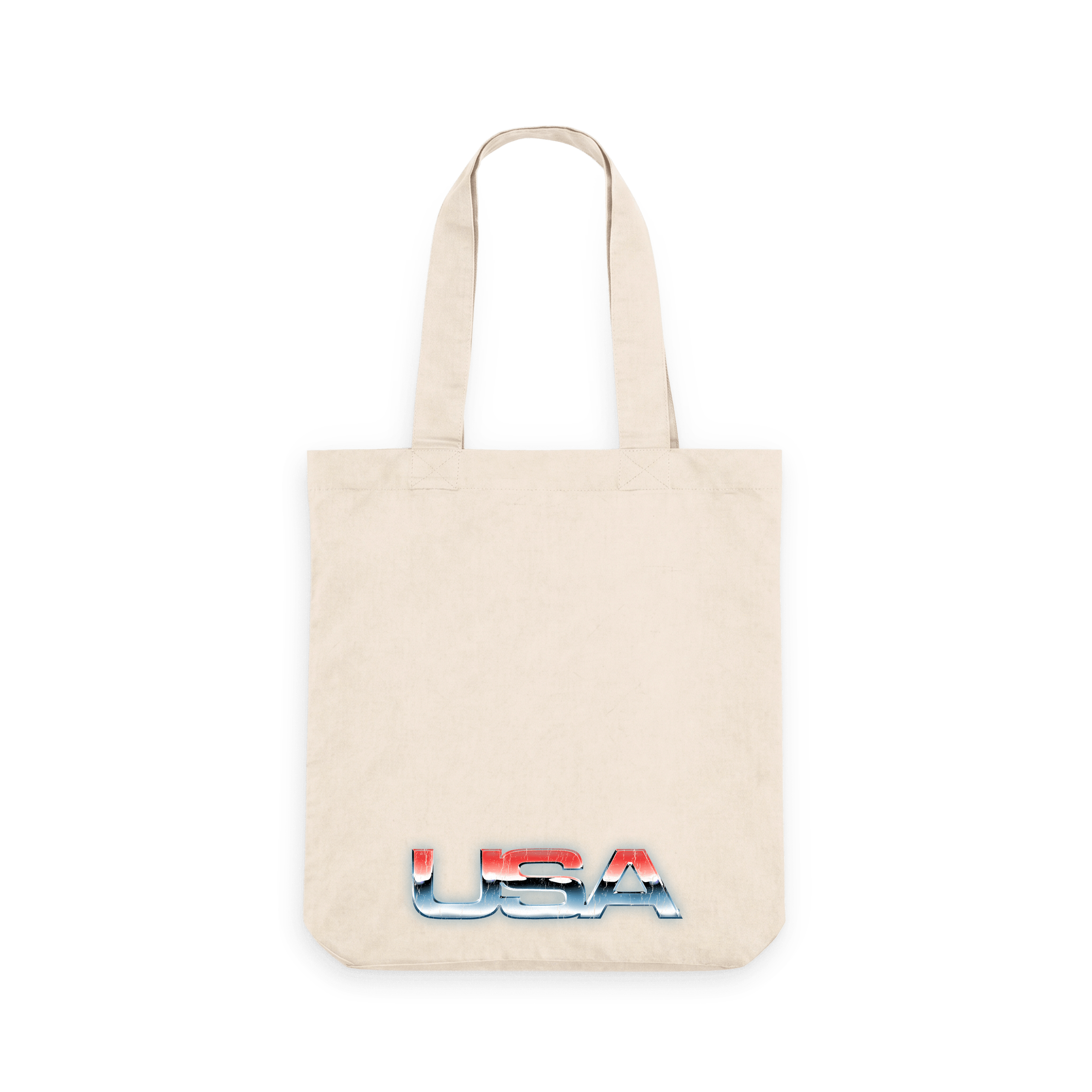 Natural Printed Bag Front