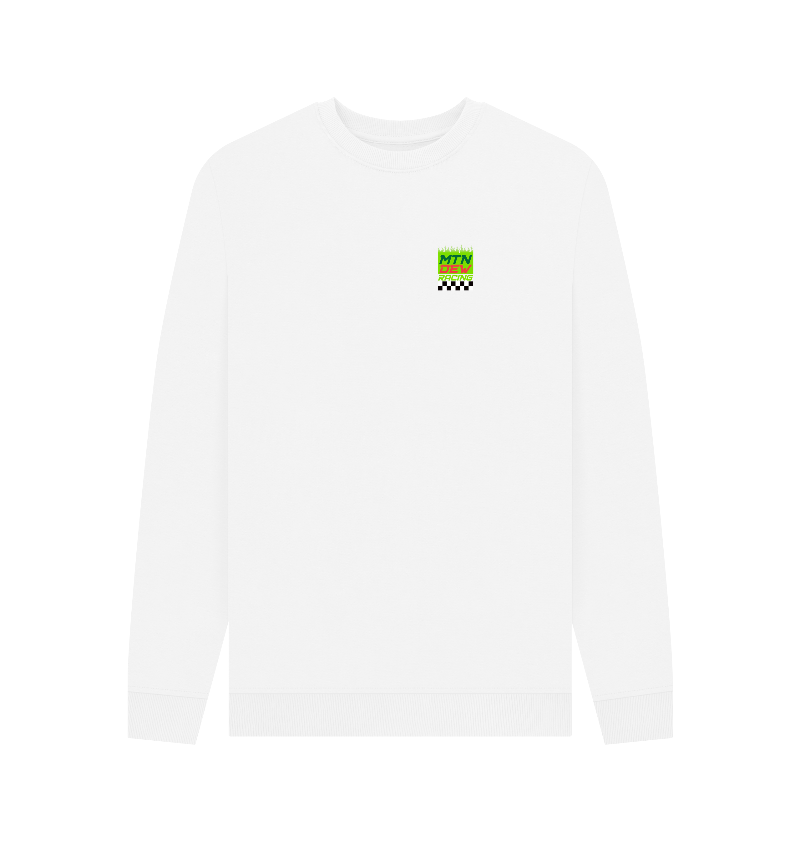 White Printed Sweater