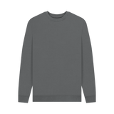 Slate Grey Printed Sweater Front