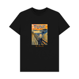 Black Printed T-shirt Front