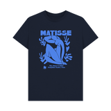 Navy Blue Printed T-shirt Front