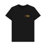 Black Printed T-shirt Front