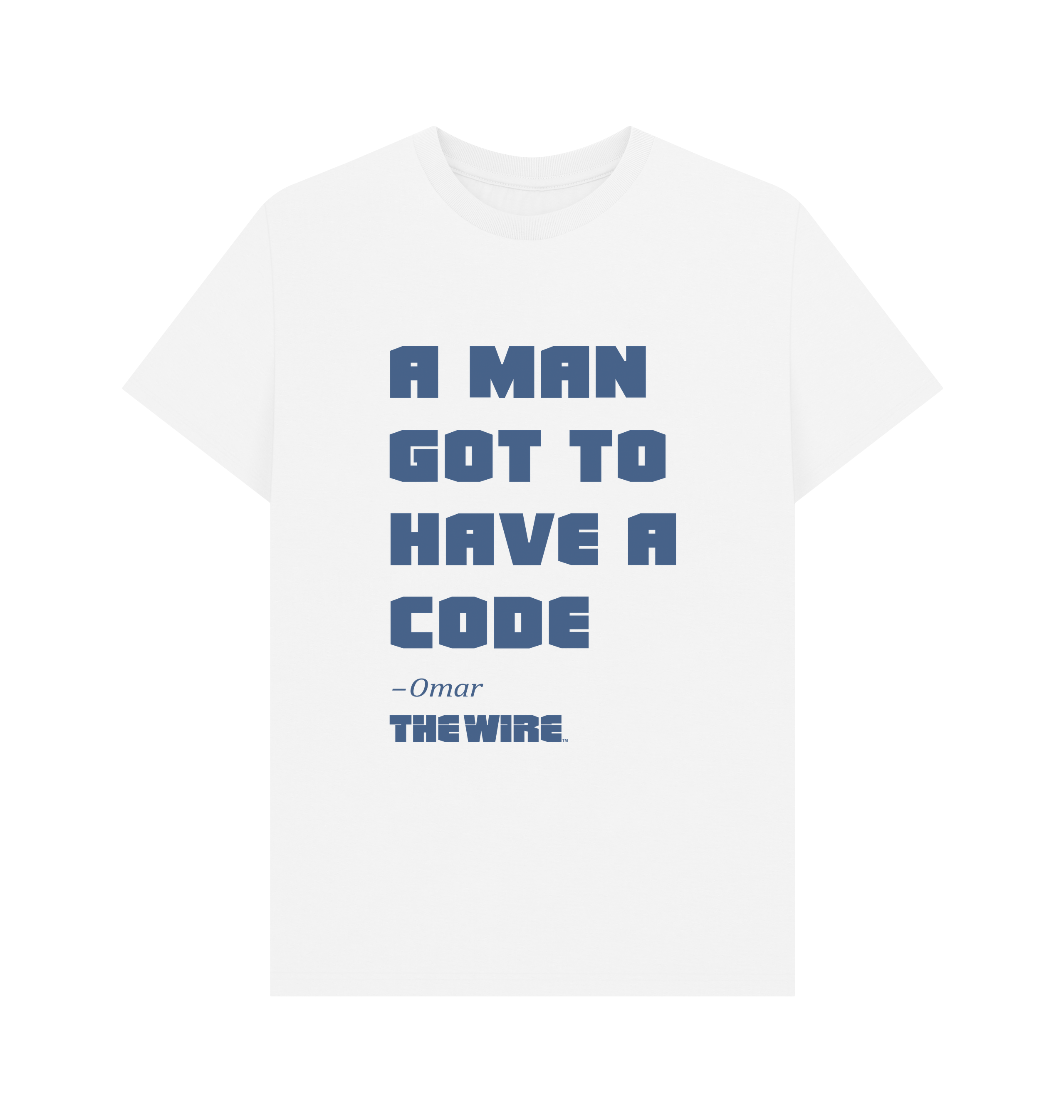 T-shirt The Wire Omar - Licence Officielle Park London, Coupe Classique, Logo Imprimé - Pour Les Fans De La Série